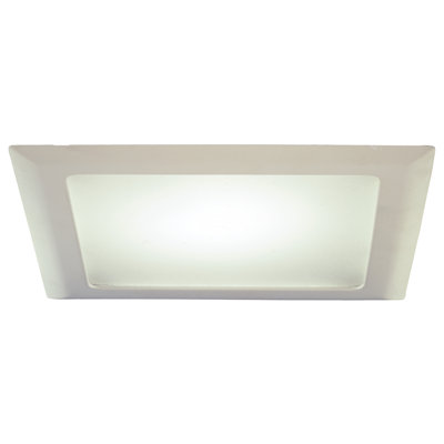 9.25'' White Open Recessed Trim