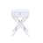 Chrome/blanc est en rupture de stock