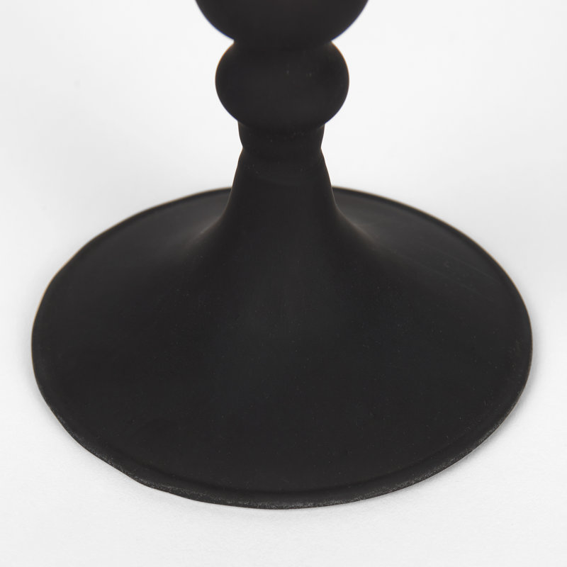 Bougeoir de table en métal Loudon, H 10,2 po x l 4 po x P 4 po