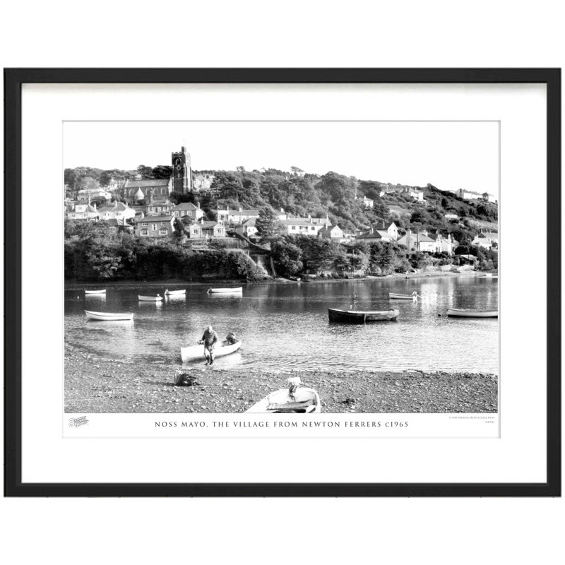 Noss Mayo, The Village From Newton Ferrers C1965 by Francis Frith - Single Picture Frame Print, 40cm H x 50cm W x 2.3cm D