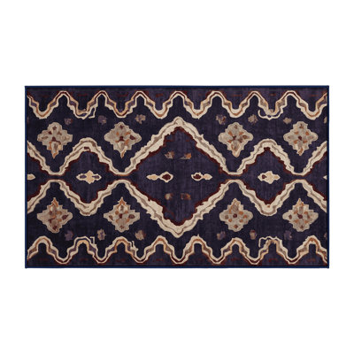 Silky Soft Plush Purple Area Rug