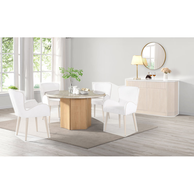 Neve Dining Table,  36" D x 23" W x 22" D