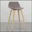Ensemble de tabourets polyvalents en bois cintré pour divers espaces, rehaussant le confort et le style (ensemble de 2)-1098157361