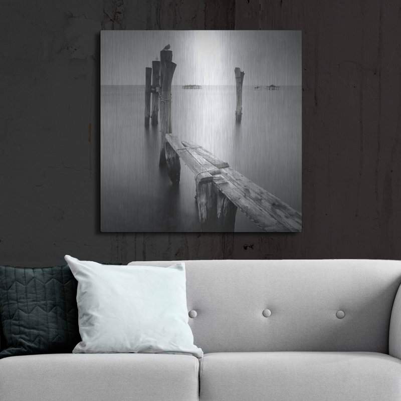 "Chemin de Venise" par Nina Paponcek, H 36 po x l 36 po