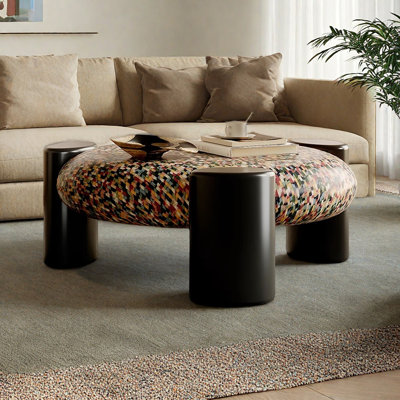 Premium Rainbow Colour Coffee Table Set