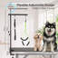 4.8 cm H x 107 cm W x 39.6 cm D Iron Adjustable and Foldable Folding grooming table