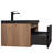 Dhruven 30 Inch Fully Assembled Single Floating Bathroom Vanity With Solid Surface Sink