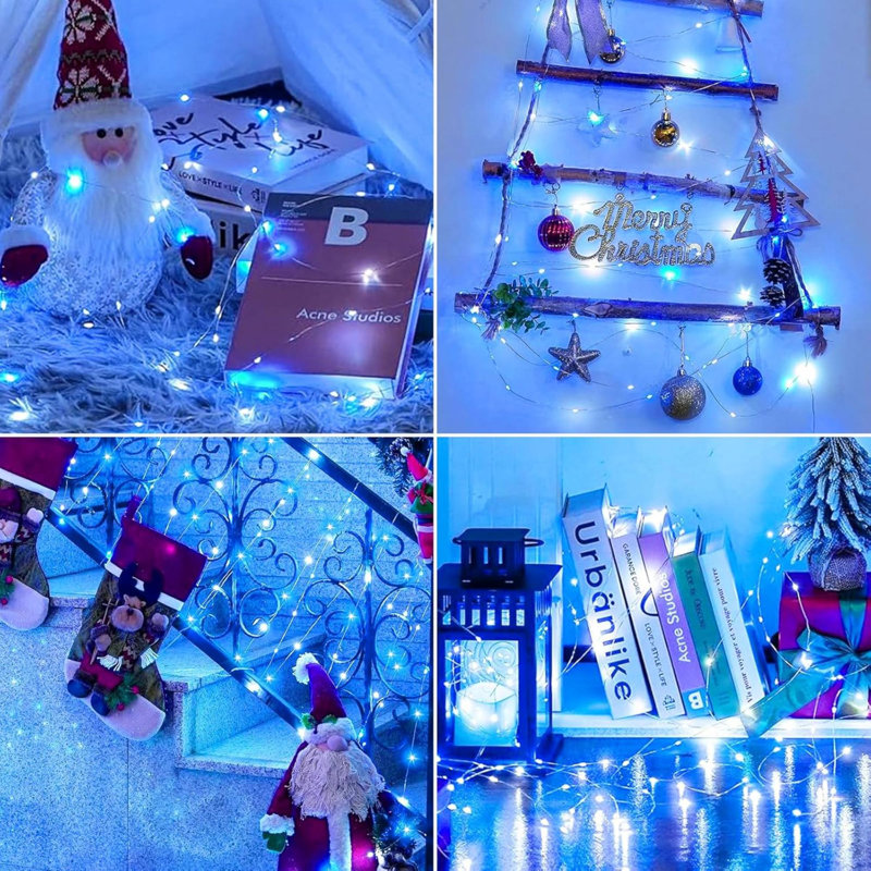 5 Pack Fairy Lights Battery Operated, 20 Led String Lights With Timer, Waterproof Firefly Lights On For Home Party Wedding Christmas Decorations, 6 Hours On/18 Hours Off