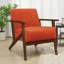 Fauteuil décoratif 32 pouces Rica, bois massif-116274044
