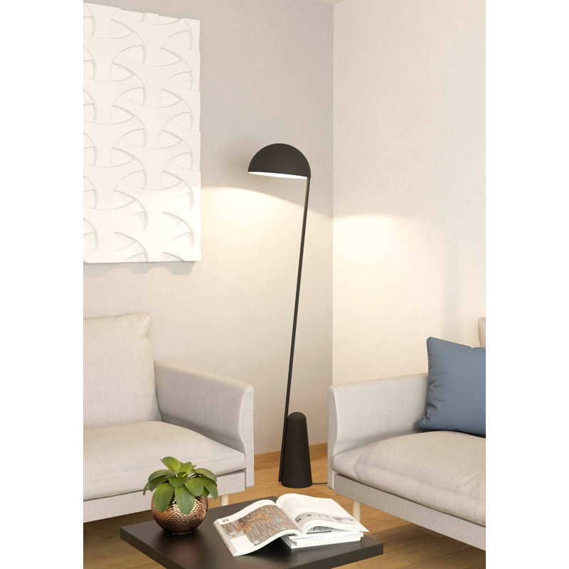 Julmice 163.5cm Black Arched Floor Lamp