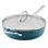 Kitchenaid Hard-Anodized Ceramic Induction Saute Pan With Lid And Helper Handle, 5-Quart, Agave