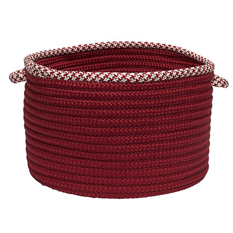 Panier en tissu, H 12 po x l 18 po x P 18 po, Sangria