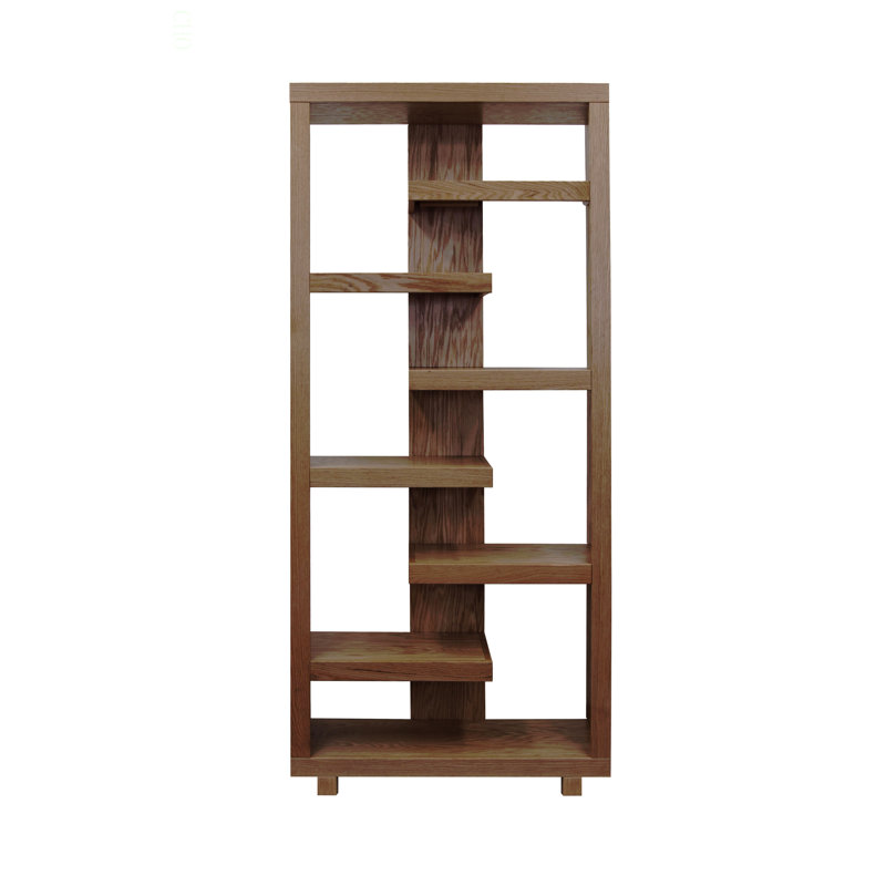 Bibliothèque Laurel Canyon de 80 pouces de haut, aucun assemblage requis, Brown