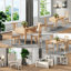 Ensembles de table de salle à manger extensible (doit inclure la table et la chaise), bois aggloméré, petite cuisine moderne-1446726953