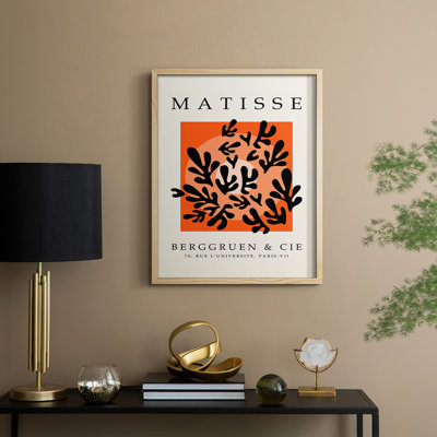 Matisse CEC XXIV, reproduction d'art encadrée - bois massif