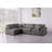 Jocqua Velvet L-Shaped Sectional Reversible-850340314