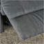 Fauteuil inclinable oscillant en tissu gris anthracite avec fauteuil inclinable manuel