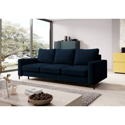 Aleg 3 Seater Velvet Sofa
