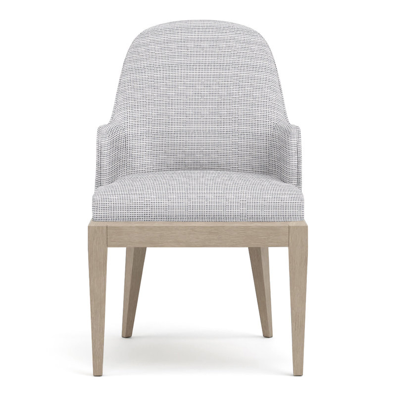 Maidstone Upholstered Arm Chair, Perigold Rest Ink, Sandbank