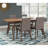 Natural Walnut 5-Piece Dining Set-593434993