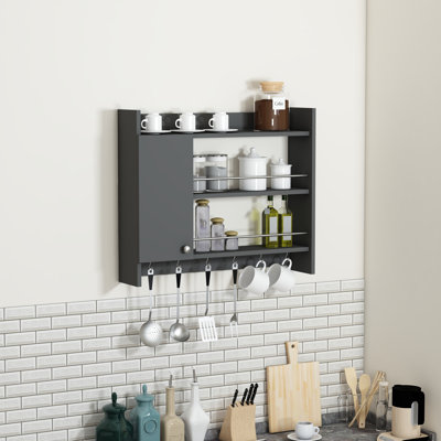Wall Mounted Required Spice Rack