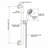 4-Spray Handheld Shower with Heavy-Duty Slide Bar and Non-Slip Grip