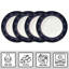 Fine China Deep Plates 8.5''