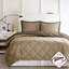 Ensemble d'édredon réversible en duvet synthétique pour lit simple / simple XL 3M Scotchgard-119237265-119237263