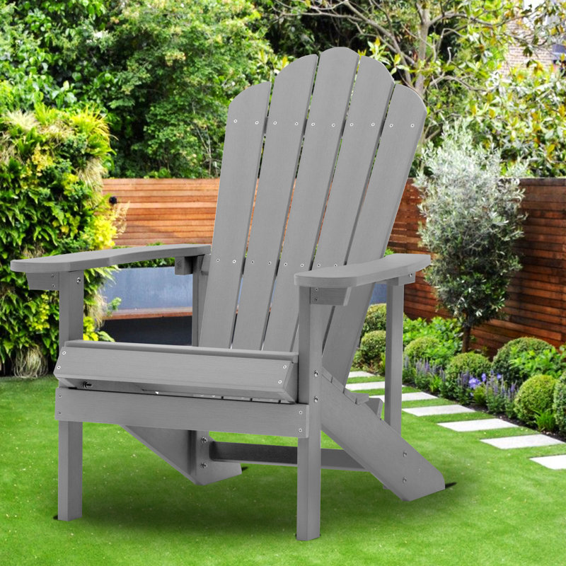 Chaise Adirondack Yonds Hips, Gris clair