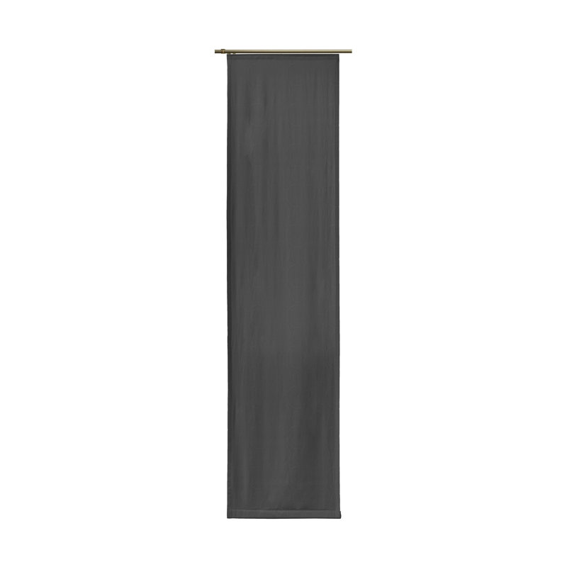 Room Darkening Sliding Panel Panel, 145cm H x 60cm W, Black