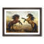 Two Wild Stallion Horses - Framed Print-56734070-56734071