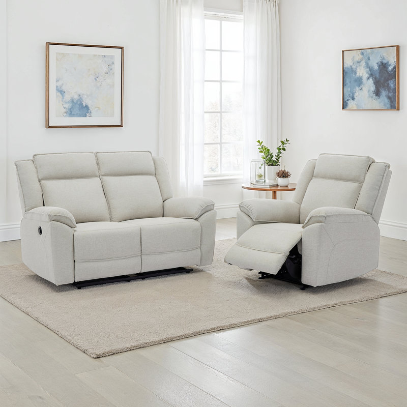 Beola Living Room Set, Beige