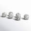 Cole And Grey Ceramic Handmade Glossy Decorative Ball Floral Orbs & Vase Filler With Black Floral And Scroll Patterns