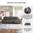 5Z-Harrenhurst 3-Piece Power Sectional Reclining Sofa