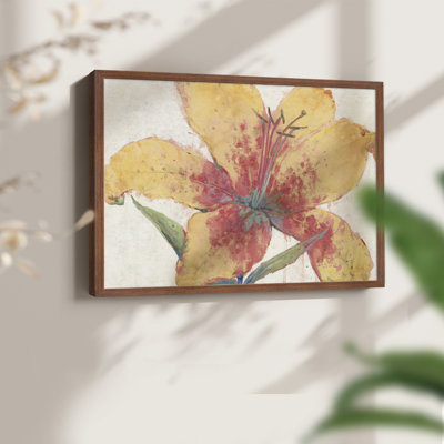 Blooming Lily - reproduction encadrée - réversible