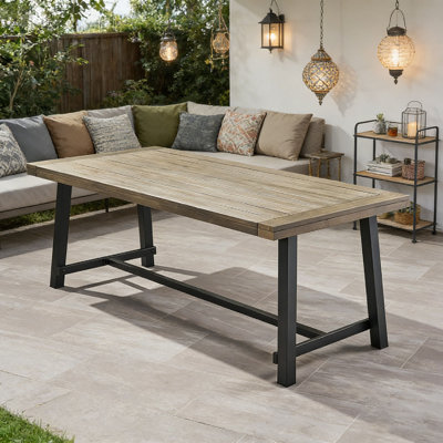 Outdoor  Wood Dining Table