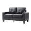 Causeuse modulaire Newbury, noir-367494467