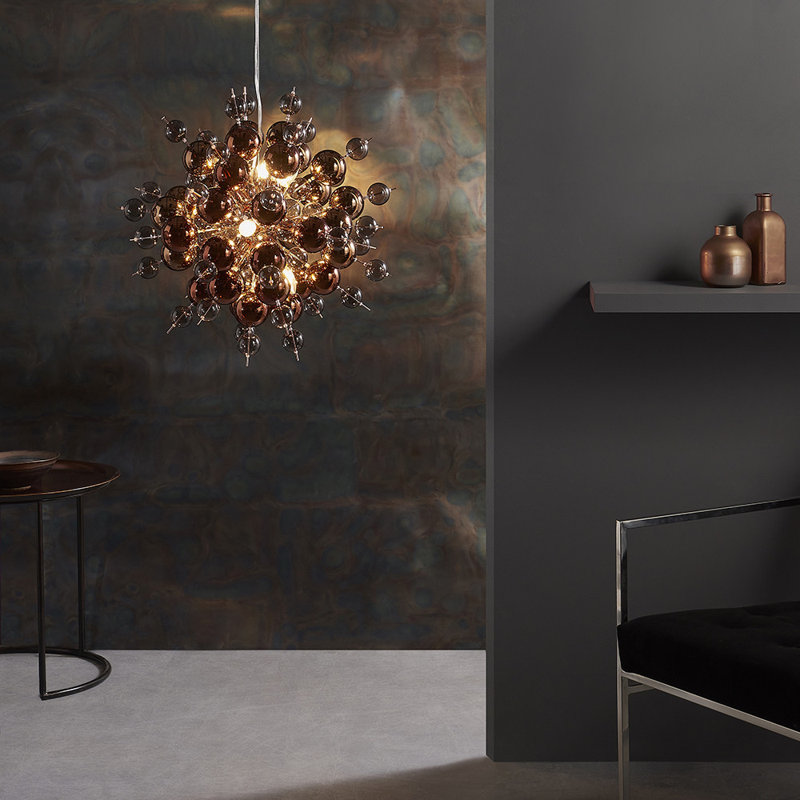 Azpurua 9 - Light Crystal Chandelier, Copper