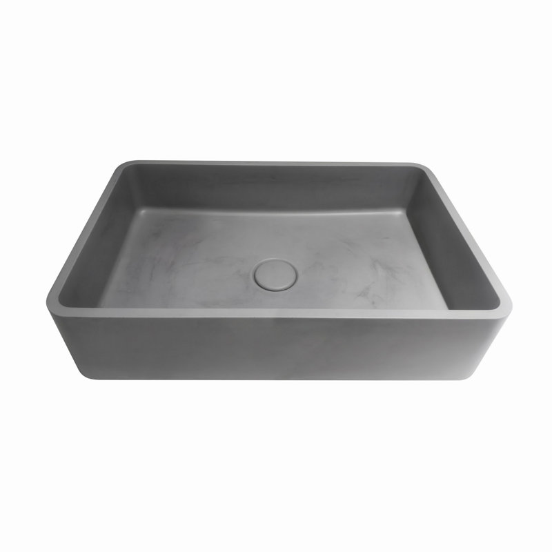 Vessel Rectangular Modern Bathroom Sink