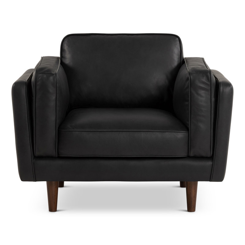 Brooklyn Accent Chair - Dark Brown, Black