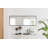 Alcantera Rectangle Metal Frame Wall Mirror - Simple and Elegant Modern Design-57059384-57059391