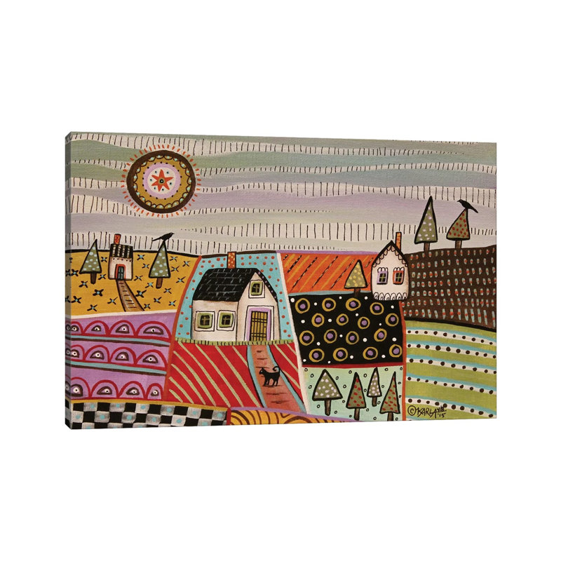 Cool Sky I by Karla Gerard - Wrapped Canvas Painting, 45.72cm H x 66.04cm W x 1.905cm D