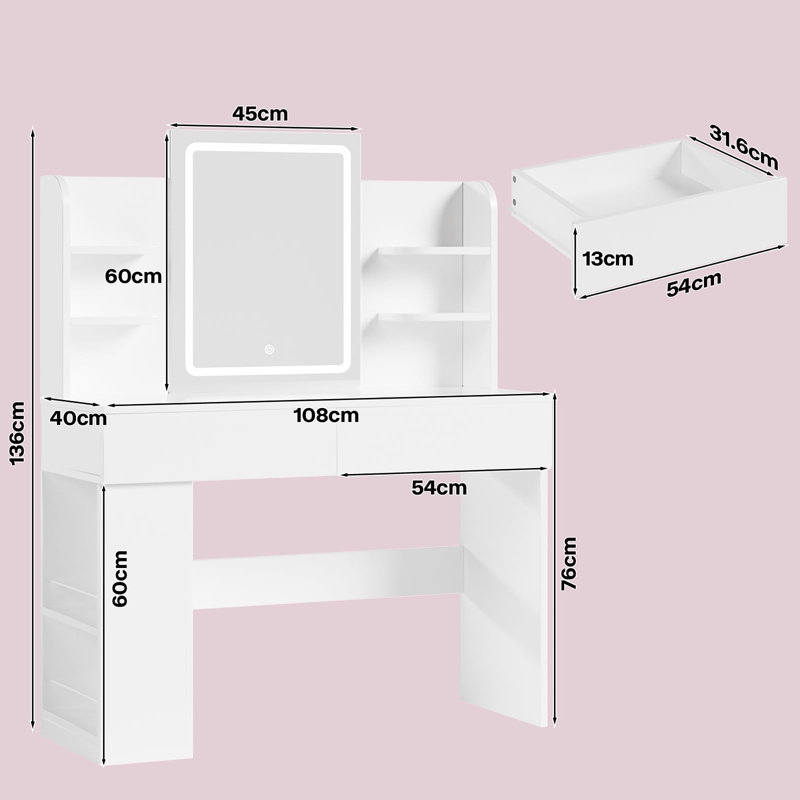 Dressing Table, White