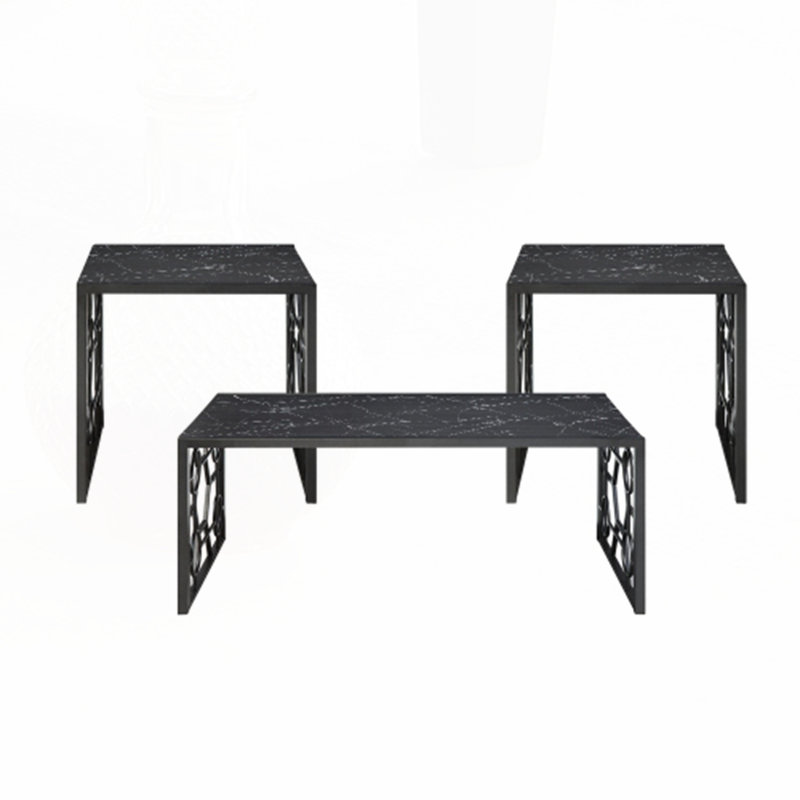 Ensemble de tables d'appoint 3 pièces Modern