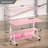 Susse 31"Bedside Computer Table with Power Outlet and Adjustable Height-1037819165