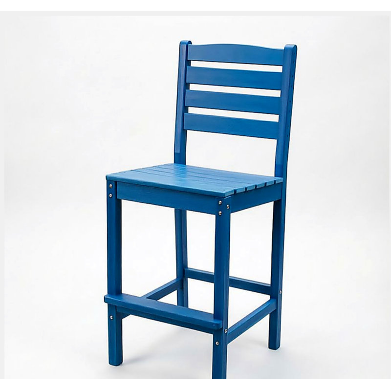 Tabourets de bar en PEHD, ensemble de 2