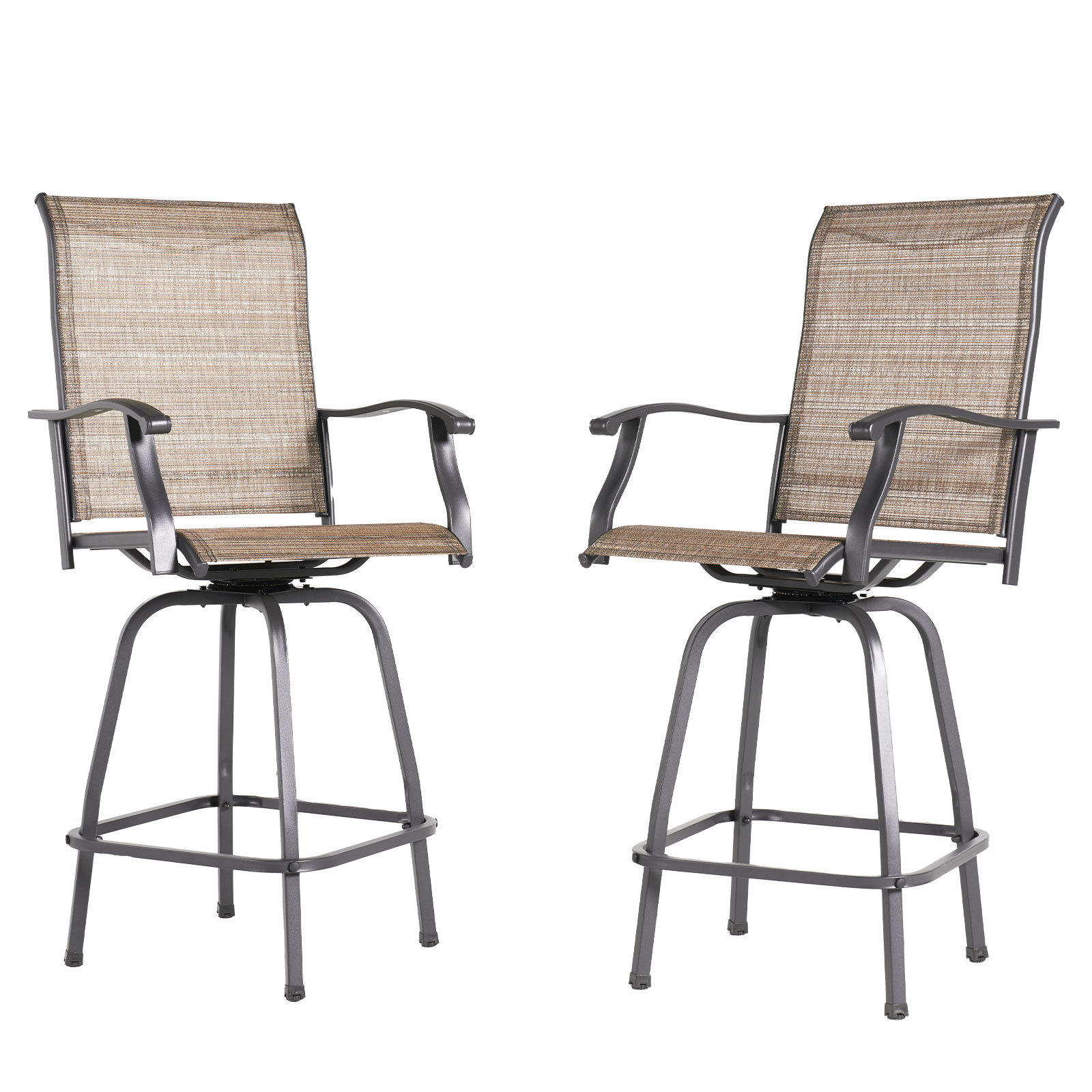 Charlton Home® Dominus Metal Outdoor 27.5'' Bar Stool | Wayfair