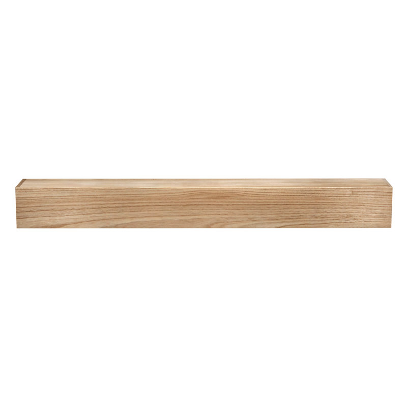 Tablette de manteau de cheminée Aged Classic, 48", Bois naturel