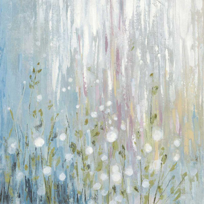 «Lark Manor ™, Vassileva, Silvia, art sur toile tendue sous le titre: Branches de janvier bleu vert, H 28 po x l 28 po