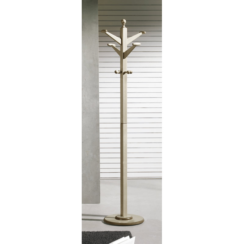 Freestanding 8 - Hook Coat Rack, Mink